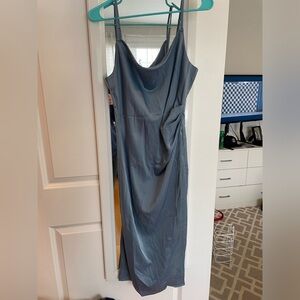 Blue wedding guest dress. Size M from Lulus.